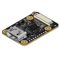 HDMI To CSI Adapter For Raspberry Pi (short PCB) 3D model