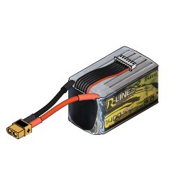 Tattu R-Line Version 3.0 1400mAh 120C 6S Lipo Battery 3D model