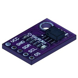 CJMCU-75 - LM75A temp sensor - 3D model