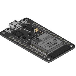 ESP32 Development Board 3D model